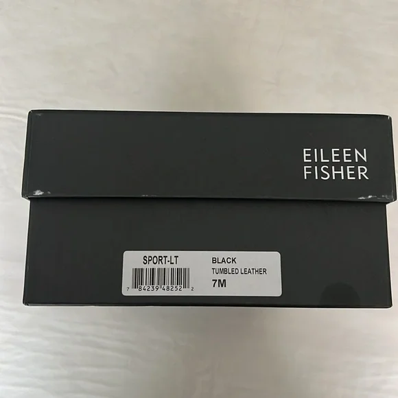 Eileen Fisher Black Sport Footbed Sneaker Sandal Size 7 with Box - Picture 9 of 12